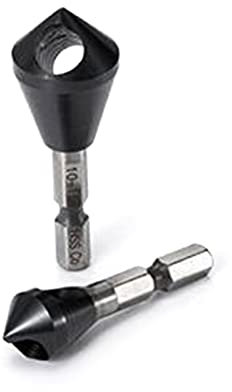 HRC89 Hardness Hexagonal Shank Chamfering Tool TiAlN Countersink Drill Bit With Internal Hole Chamfer Alloy-Steel HRC89 TiAlN Countersink Deburring Chamfer Drill Bit Inner Hole