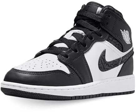 JORDAN Scarpe Air 1 Mid SE (GS) FB9909-001 (Nero, Sistema Taglie Calzature EU, Adolescente, Numero, Media, 36.5)