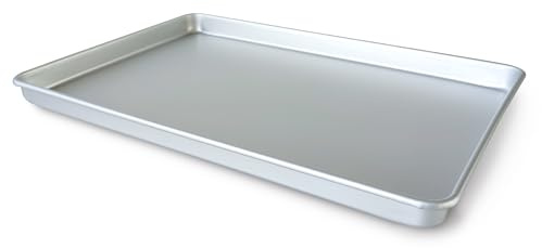 Guardini, Bandeja de horno rectangular 41x28 cm, Recubrimiento libre de PFAS, Apta para uso intensivo, Aluminio reciclado anodizado, Plata, Made in Italy, Línea profesional