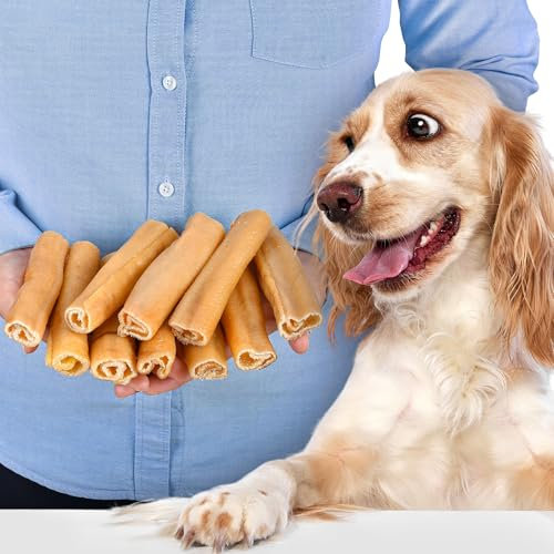 Kroketten aus Schweinehaut für Hunde | 10 Stück | natürlicher Kausnack aus 100% Schwein | knusprig & leicht verdaulich | gesunde Belohnung ohne Zusatzstoffe