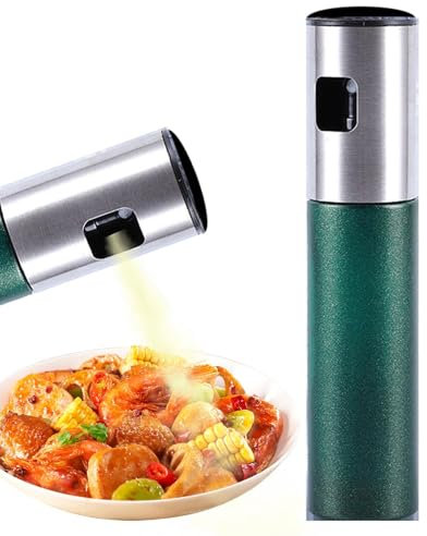 Botella de aceite de oliva, dispensador de aceite de oliva de niebla, pulverizador de aceite de parrilla recargable de grado alimenticio, pulverizador de aceite de oliva para freidora de aire, spray