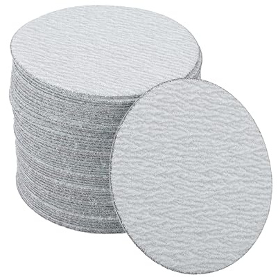 Motoforti 50Pcs 75mm 3 Inch Hook and Loop Sanding Discs 180 Grit Sandpaper