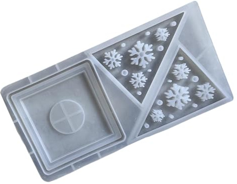 Portacandele in silicone a forma di piramide, stampo per creare decorazioni per ufficio in gesso