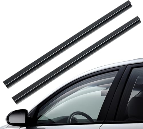 Essuie-Glace pour Vitre Latérale De Voiture - Kit en Caoutchouc pour Vitre Arrière,Accessoire Silencieux et Stable d'entretien Automobile pour Véhicules Berline Camion Camping-Car Remorque