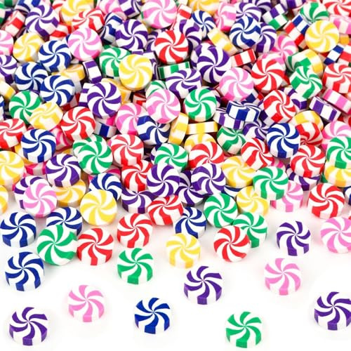 80 Stück Mini Weihnachten Candy Weihnachtsdeko, Künstliche Zuckerstangen Weihnachten Miniaturen zum Basteln Weihnachtsbaumschmuck Pfefferminz Bonbons Dekorationen für Weihnachtsbaum Party 15mm