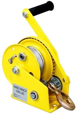 Cabrestante manual de cable de acero Cabrestante portátil pequeño Grúa de tracción manual Bidireccional Autoblocante para remolque de barco