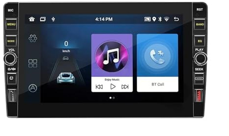 Radio de Coche con Pantalla táctil Radio para Coche de 9 Pulgadas, Doble DIN, estéreo, Multimedia, GPS, Wi-Fi, FM, Compatible con CarPlay