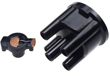 Electronic Distributor Zündverteilerkappe und -finger passend für VW Golf Passat passend für Audi 80 A4 026905225K 026905207A Zündverteiler