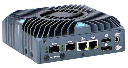 ANDAQI Base Plate Din Rail Micro Firewall Appliance, Mini PC, PFSense, Mikrotik, OPNsense, VPN, Router PC, N150, RX22, 2 x 2.5G LAN, 2 x SFP+, 3-PIN Phoenix COM, 0 RAM, 0 Storage, Barebone No System