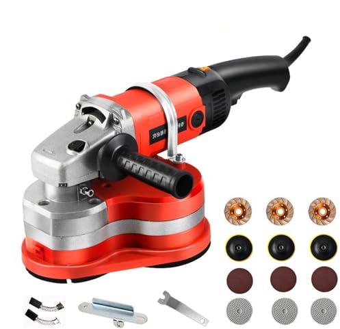 Betonpolierer 2800w Bodenschleifer Beton Schleifmaschine Für Estrich Nivellieren Bodenvorbereitung Beschichtung Entfernen Betonrenovierung