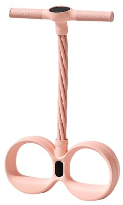 Fascia di resistenza per pedali, taglia pancia intelligente a 6 tubi, design con manico regolabile con allenamento completo, rafforza addominali, braccia, gambe, vita, dispositivo portatile per
