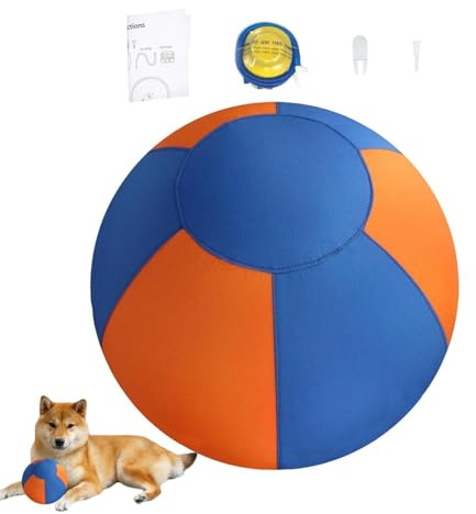 Hästbollar för hundar Kast- och rullboll | 20,5x13x13 cm vallhundsleksaker för utomhusbruk, poollek, stress- och spänningslindring, motverka uttråkning