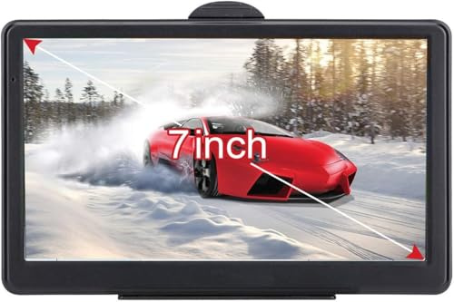 7 Inch Car Sat Nav with 2026 UK & Europe Maps