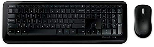 Microsoft Wireless Desktop 850 Keyboard Mouse Included RF Wireless Black, QWERTY Layout