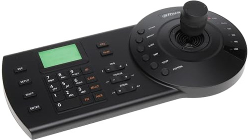 Teclado IP Dahua RS485 USB PARA CONTROL PTZ DVR NVR 3 EJES 12VDC