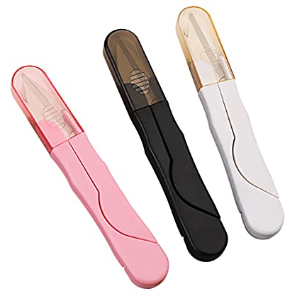 Fyfjur 3 Pezzi Forbici da Cucito, Forbici per Cucire, Tagliafilo Cucito con Copertura di Sicurezza per Punto, Ottimo per la Pesca, Ricamo per Vestiti, Fai da te