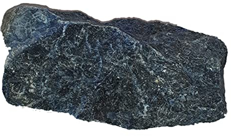 Sodalith Rohstein groß | Edelstein Brocken roh | für Innen und Außen | Gewicht ca. 4,76 kg | sehr schöner und dekorativer Deko- Gartenstein Natur belassen