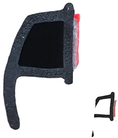 Isolation acoustique de joint en caoutchouc de porte de voiture de type P, bande d'étanchéité de porte de voiture coupe-froid garniture de bord isolation phonique-2 mètre p