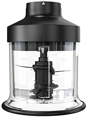 Ninja XSKKITCHPR Foodi Power Chopper 3-Cup Food Processor Bowl, for Ninja Power Mixer System (CI100 Series), Black