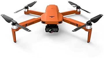 LUXWALLET Libra4 Quadkopter FPV Drohne mit Voll HD Kamera, GPS und 2-Ace Gimbal Suspension, 1.2km Entfernung, Orange