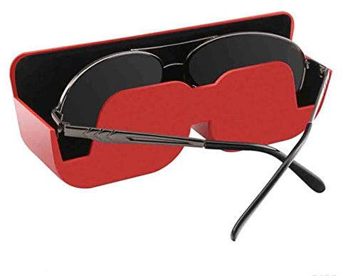 Auto Brillenablage, Brillenhalter Selbstklebende Kfz Sonnenbrillen Etui Brillenbox Sonnenbrillen Aufbewahrung Aufbewahrungsbox Halter Organizer Auto Innenraum Zubehör für Brillen, 16.2cmx5.5cmx3.5cm