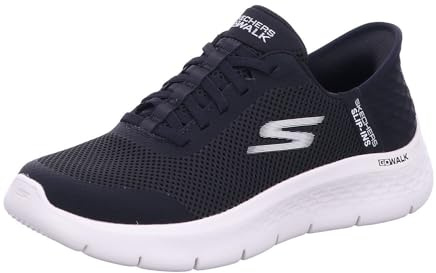 Skechers - Sneaker Low-Top da Donna, Nero/Bianco, 35.5 EU