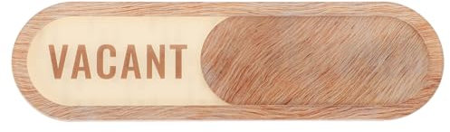 Garneck Vacant Reserved Sign Acrylic Slider Door Indicator for Privacyrestaurants and Conference Rooms Non Scratch Design Ideal for Office Hotel and Bathroom Use