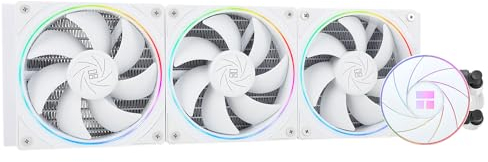 Thermalright Aqua Elite Refroidisseur de processeur liquide 360 ARGB V2, triple ventilateur PWM avec vitesse de 2 000 tr/min, refroidisseur d'eau CPU 360 ordinateur, pour AMD/AM4/AM5 et Intel
