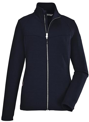 Killtec Damen Stretchjacke mit Stehkragen/Fleecejacke KOS 102 WMN FLX JCKT, dunkelnavy, 40, 39176-000