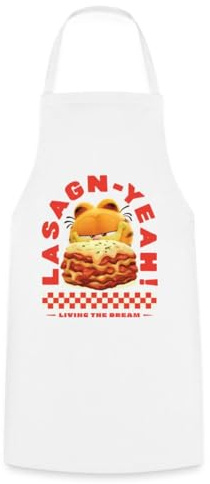 Spreadshirt Garfield Lasagn-Yeah Witziges Wortspiel-Design Kochschürze
