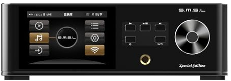 S.M.S.L DP5SE High Resolution WiFi Network Audio Player MQA Streamer Lossless ES9039Q2M D/A chip High SNR Hi-Fi Music Player Featuring Bluetooth DLNA Airplay,USB/I2S/AES/EBU/Coaxial/Optical Output