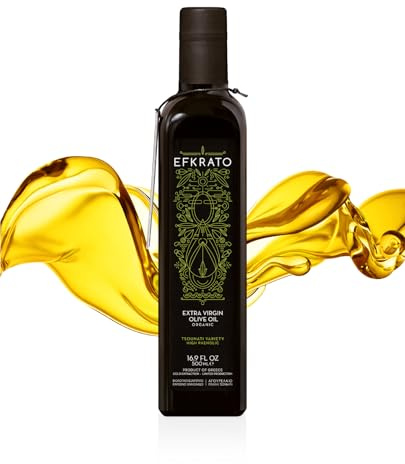 EFKRATO Preisgekröntes griechisches premium Bio-Olivenöl extra vergine aus früh geernteten Oliven. Limitierte Produktion – 500 ml