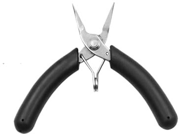 GSCLZ Bolzenschneider Handflächenzange aus Edelstahl, Spitzzange, Beißzange, Mini-Bolzenschneider, kleine weiche elektronische Schneidzange Kettenschneider(27mm)