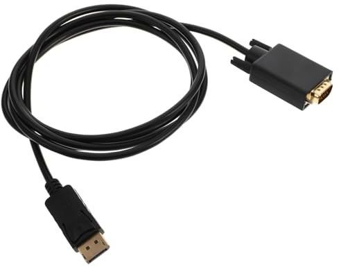 Artibetter Adaptador Displayport a Vga Cable De Vídeo 1.8m Diseño Portátil para Viajes