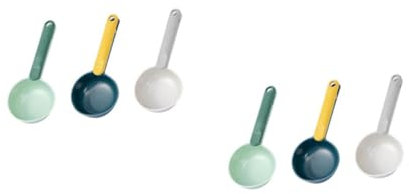 Cabilock 2 Juegos Cuchara De Arroz Para Cena Arroz Jazmín Cucharada De Comida Vajilla Granos De Palomitas De Maíz Alimento Cucharas Medidoras De Gramos Escala Colador Abs 3 Piezas * 2