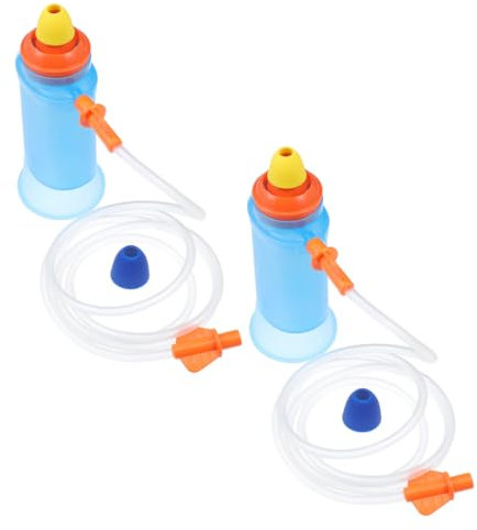 HEMOTON 2pcs Nose Washing Tool Nasal Irrigation System Sinus Relief for Adults Practical Nasal Cleaner for Household Use