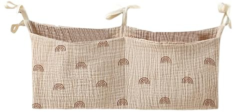 Aufbewahrungs-Organizer für Babys – Tasche zum Aufhängen am Nachtbett, Windelhalter mit mehreren Taschen | Korb für Essentials Nursery Korb für Flaschen und Wickeltischspielzeug
