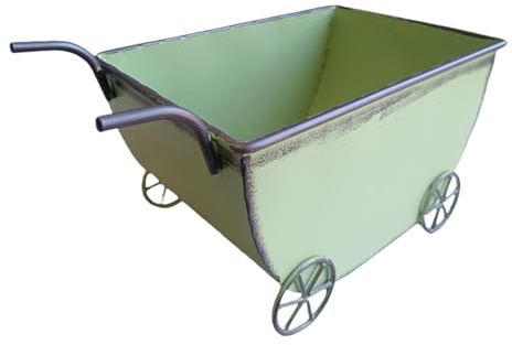 VIVIWI Chariot de fleurs moderne en métal pour intérieur, jardin, terrasse, balcon extérieur