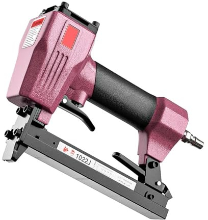 Grapadora profesional para trabajos pesados Grapadora 1022J, Clavadora Neumática De 10~22mm Longitud Pistola Clavos Aire Calibre 18,