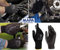 Ultrane 548 Black Work Gloves Mens and Womens, Construction, Mechanics, Builders, Handling, Assembly, Multi-Purpose, Protective Hand Safety Size 9 Large (1 Pair)