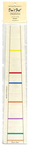 Griffbrett Markierung DON`T FRET 111, für 1/8 Cello, mit 12 Linien