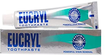 EUCRYL SMOKERS TOOTHPASTE FRESHMINT 50ML POWERFUL STAIN REMOVAL (PACK OF 4)