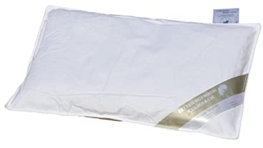 Betten Hofmann Baby Daunen Kissen 40x60 cm, Flachkissen ungesteppt, 100% Daunen, 60 g Füllung, flauschig weich, Naturprodukt, waschbar