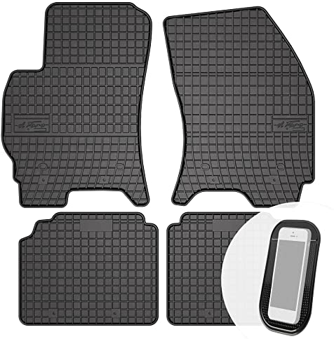 moto-MOLTICO - Alfombrillas de goma para coche, ajuste perfecto, juego de 4 unidades, aptas para Ford Mondeo 3 MK3 2000-2007