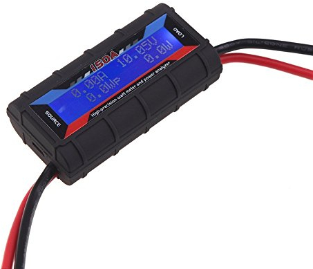 DollaTek Analyseur de Puissance de Wattmètre 150A RC de Haute précision avec écran LCD numérique