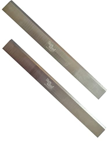 DIAMWOOD - 2 X Fers de Rechange pour Raboteuse ou Dégauchisseuse | Lames de Rabot Réaffutables | 250 x 30 x 3 mm | Outil de Travail du Bois Dur ou Bois Tendre | Acier HSS