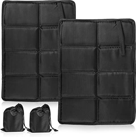 Bluelves 2er Sitzkissen Faltbar, Outdoor Sitzunterlage Thermo, Wasserdichte Tragbare Sitzmatte, Isomatte für Spielplatz, Garten, Stadion, Jagd, Camping, Wandern, Picknick