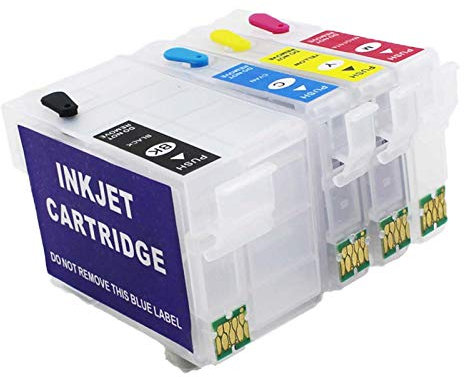 OGOUGUAN 27XL Nachfüllbare Druckerpatronen kompatibel mit Epson 27 XL kompatibel mit Epson Workforce WF-3620 WF-3640 WF-7610 WF-7620 WF-7110 WF-7210 WF-7710 WF-7715 WF-7720
