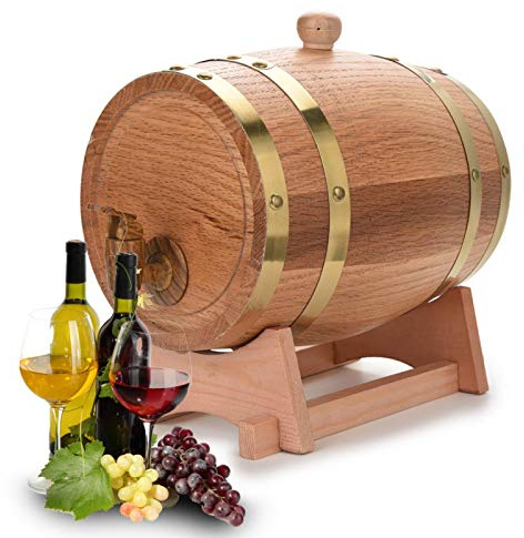 Vinfat, träfat 3 l mini ek whiskyfat liten ekfat ekfat personlig design trä whiskyfat liqueur snapsfat för vinsprit och whiskyförvaring