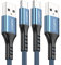 USB C Kabel [1M+2M 2-Pack] 3.1A Schnellladekabel USB auf USB C Ladekabel für Samsung Galaxy A51 A50 A41 A40 A71 A21s A20 A20e S8 S9 S10 S20 fe,Note 10 9 8,Huawei P40 P30 P20 P10 P9